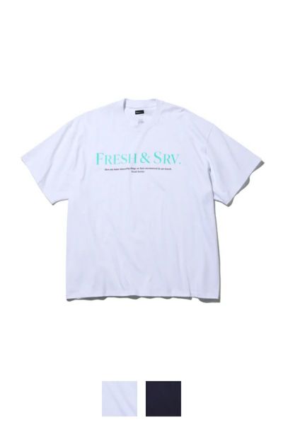 FreshService(フレッシュサービス)CORPORATE PRINTED S/S TEE FRESH＆SRV. コーポレートプリントTシャツ FSC243-70117