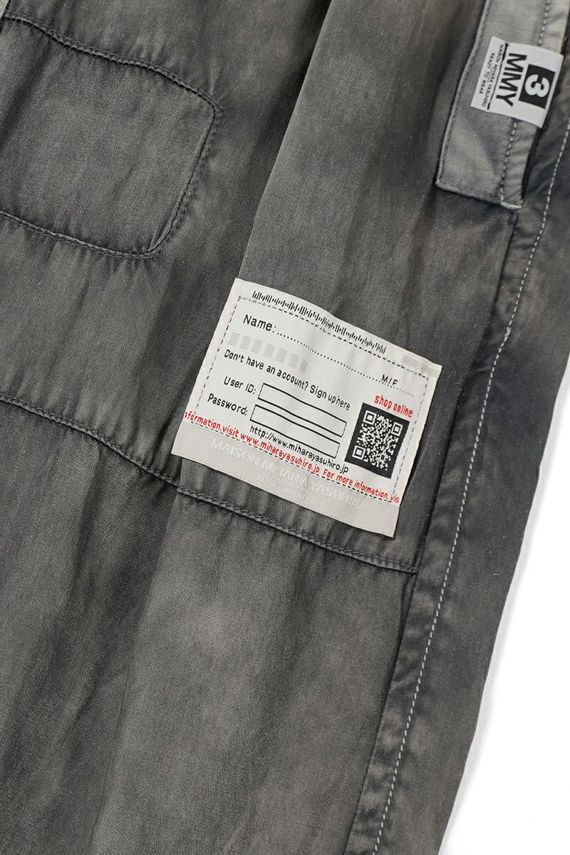 Maison MIHARA YASUHIRO(メゾン ミハラヤスヒロ)Repair Satin Pants リペアサテンパンツ B13PT092 -6