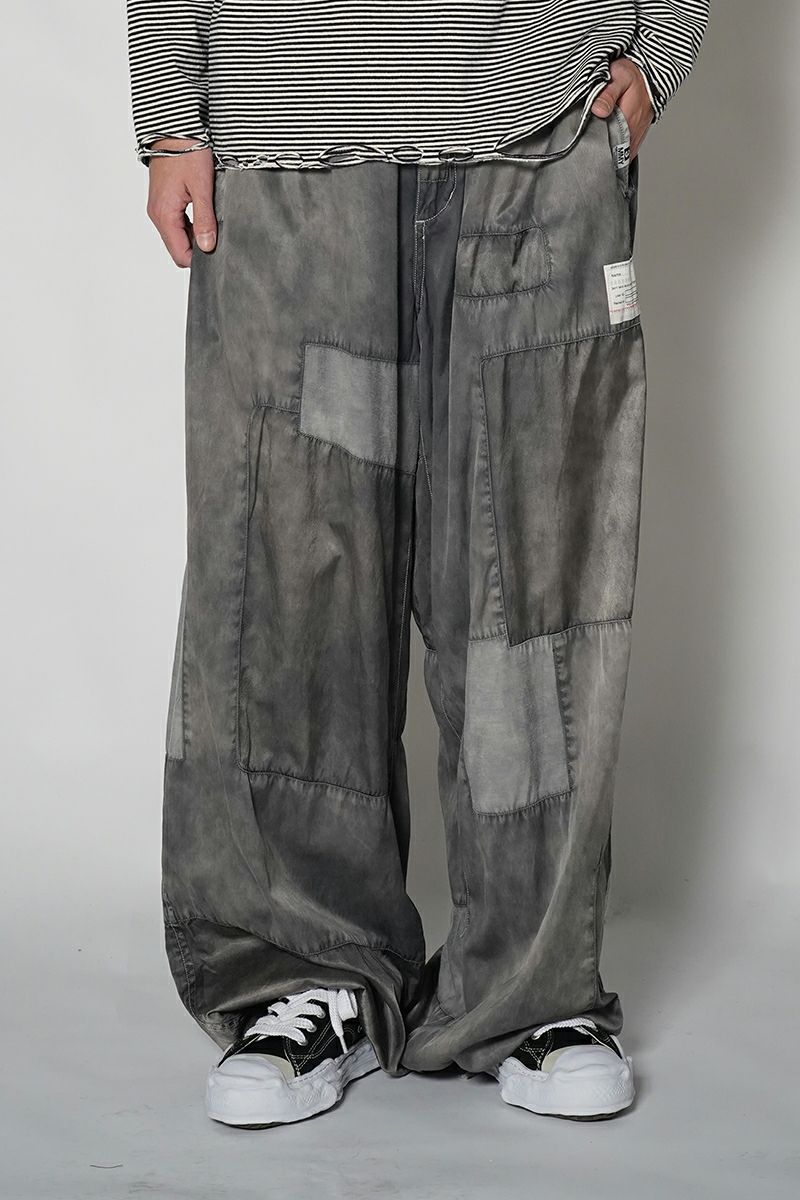 Maison MIHARA YASUHIRO(メゾン ミハラヤスヒロ)Repair Satin Pants リペアサテンパンツ B13PT092 -9