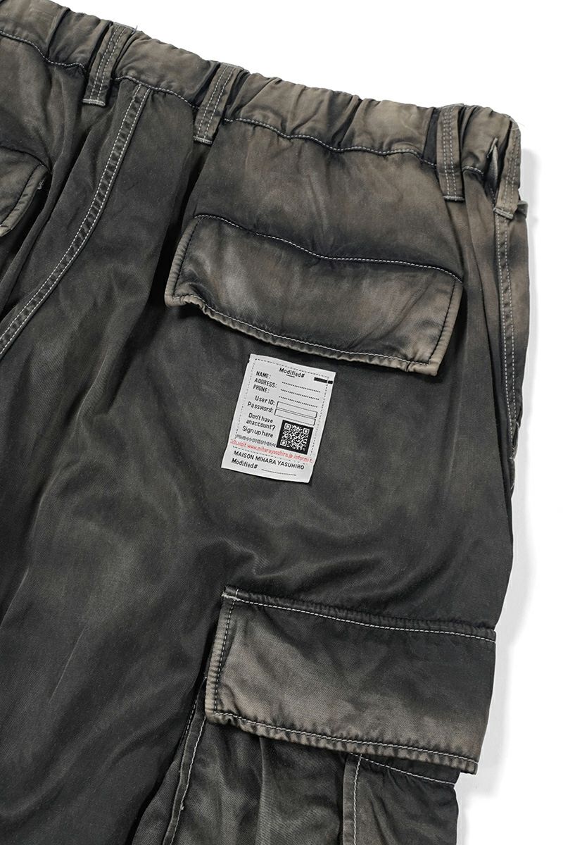 Maison MIHARA YASUHIRO(メゾン ミハラヤスヒロ)Satin Cargo Pants サテン カーゴパンツ K13PT222 -7