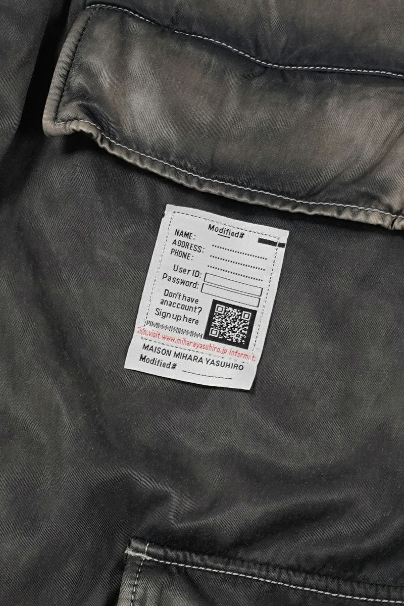 Maison MIHARA YASUHIRO(メゾン ミハラヤスヒロ)Satin Cargo Pants サテン カーゴパンツ K13PT222 -8