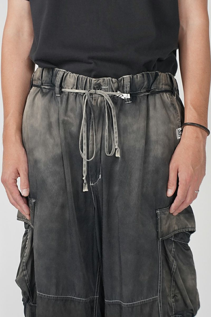 Maison MIHARA YASUHIRO(メゾン ミハラヤスヒロ)Satin Cargo Pants サテン カーゴパンツ K13PT222 -11