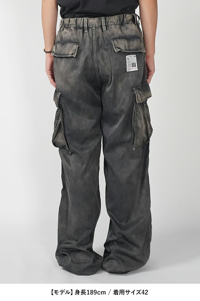 Maison MIHARA YASUHIRO(メゾン ミハラヤスヒロ)Satin Cargo Pants サテン カーゴパンツ K13PT222 -19