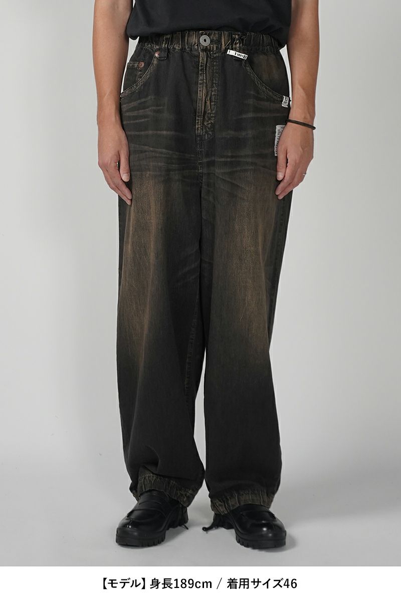 Maison MIHARA YASUHIRO(メゾン ミハラヤスヒロ)Light Denim Wide Pants ライトデニム ワイドパンツ J13PT123 -17
