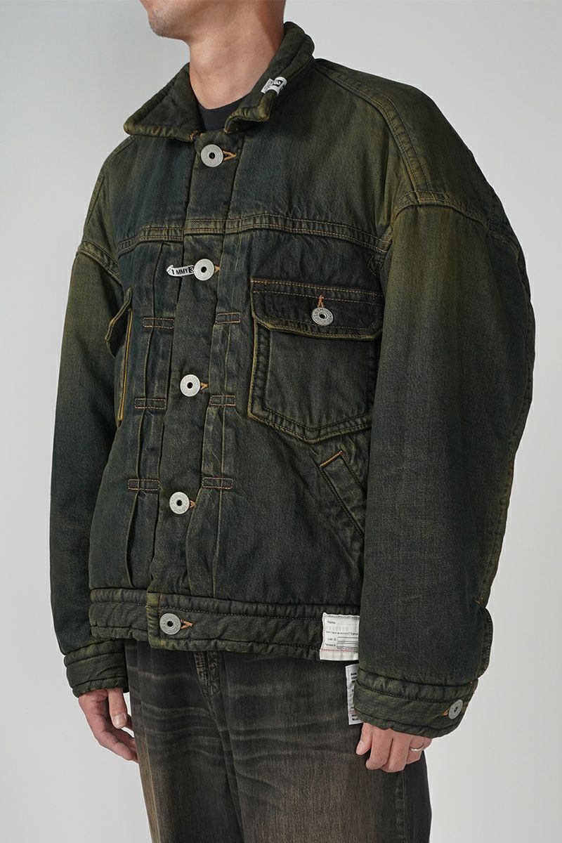 Maison MIHARA YASUHIRO(メゾン ミハラヤスヒロ)Denim Puffer Jacket デニムパファージャケット A13BL026 -13