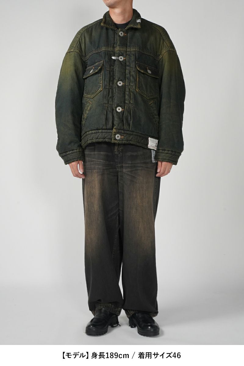 Maison MIHARA YASUHIRO(メゾン ミハラヤスヒロ)Denim Puffer Jacket デニムパファージャケット A13BL026 -18