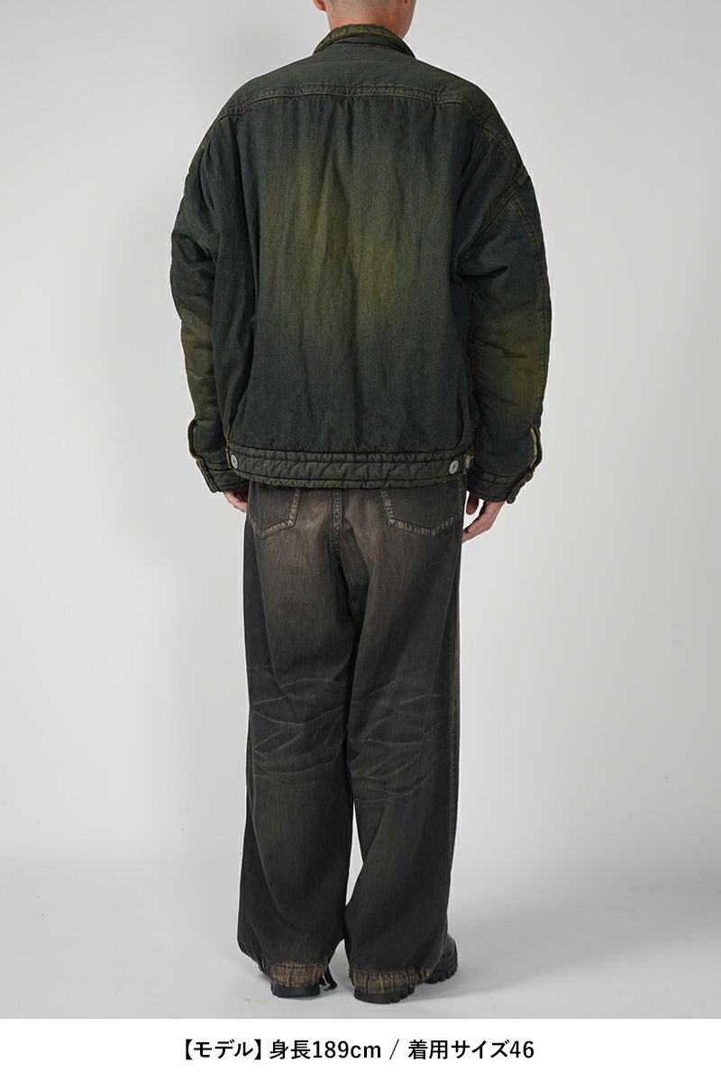 Maison MIHARA YASUHIRO(メゾン ミハラヤスヒロ)Denim Puffer Jacket デニムパファージャケット A13BL026 -19