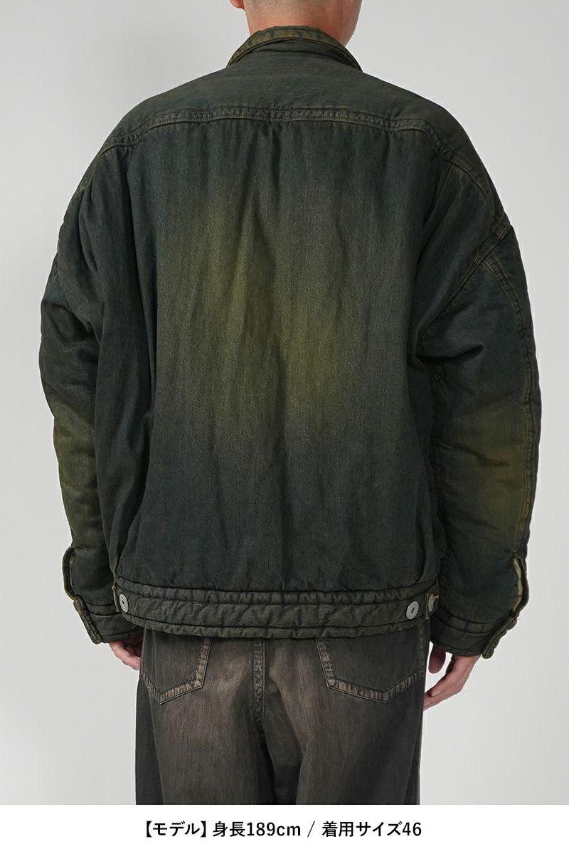 Maison MIHARA YASUHIRO(メゾン ミハラヤスヒロ)Denim Puffer Jacket デニムパファージャケット A13BL026 -22