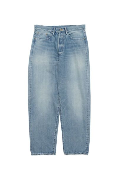 Graphpaper(グラフペーパー)Selvage Denim Five Pocket Tapered Pants -LIGHT FADE- セルビッチデニムファイブポケットテーパードパンツ ライトフェイド GU243-40183LB