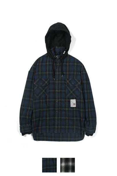 Maison MIHARA YASUHIRO(メゾン ミハラヤスヒロ)SWEAT HOODIE L/S SHIRTS スウェットフーディー長袖シャツ J13SH182