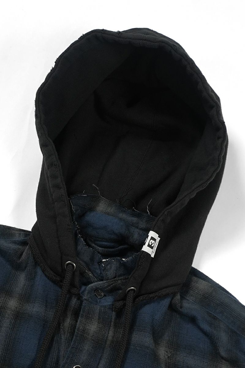 Maison MIHARA YASUHIRO(メゾン ミハラヤスヒロ)SWEAT HOODIE L/S SHIRTS スウェットフーディー長袖シャツ J13SH182 -3