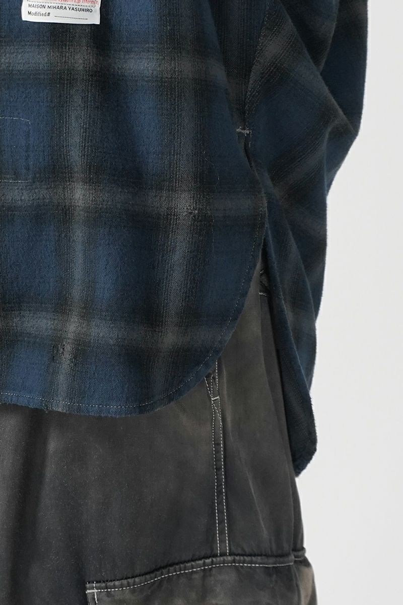 Maison MIHARA YASUHIRO(メゾン ミハラヤスヒロ)SWEAT HOODIE L/S SHIRTS スウェットフーディー長袖シャツ J13SH182 -19