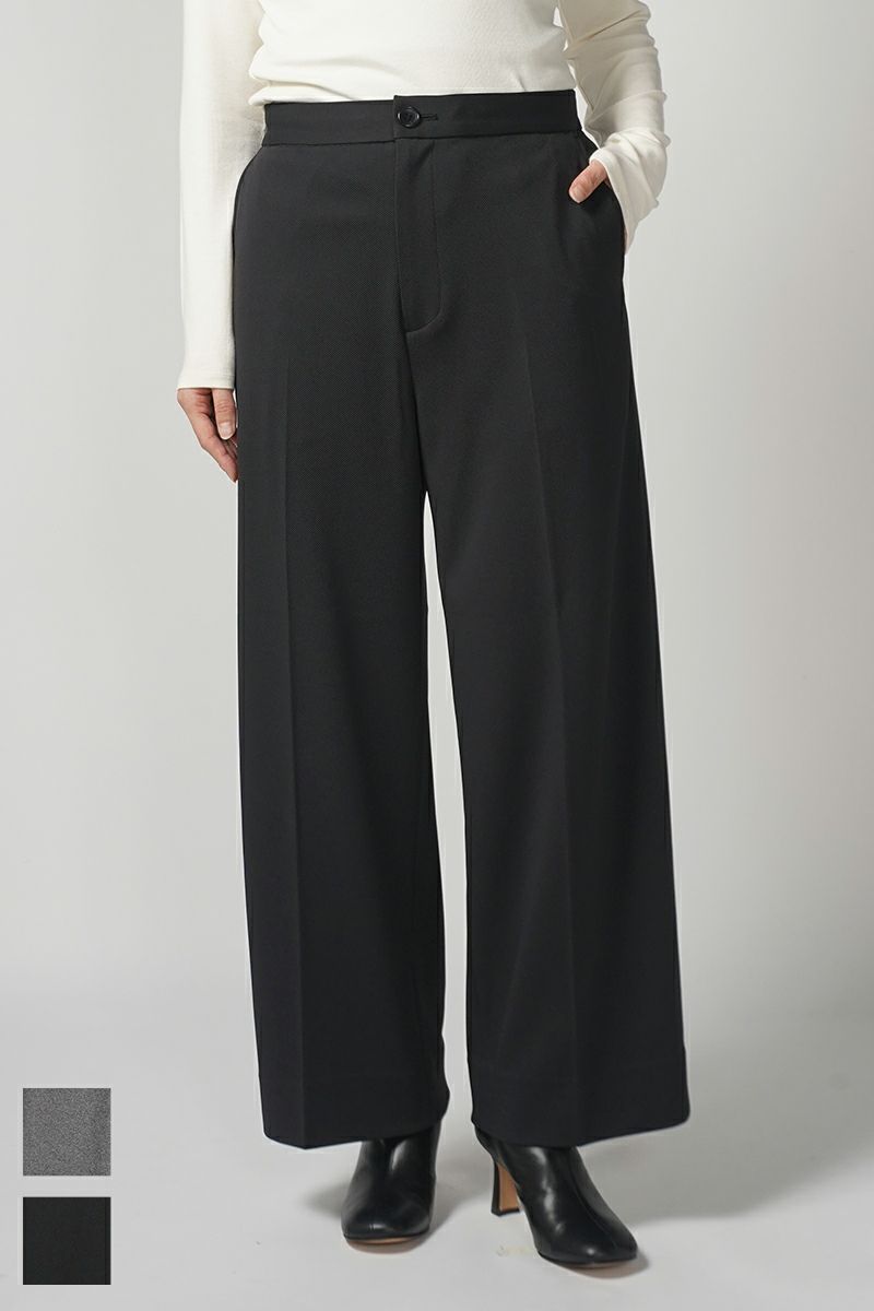 MY___(マイ)WOOL LIKE JERSEY TROUSERS ウールライクジャージートラウザース 213-61503
