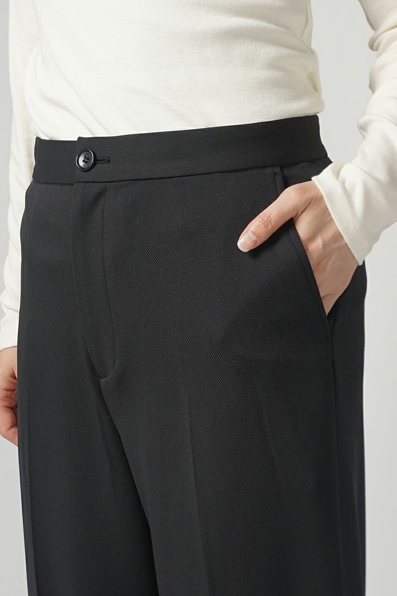 MY___(マイ)WOOL LIKE JERSEY TROUSERS ウールライクジャージートラウザース 213-61503 -1