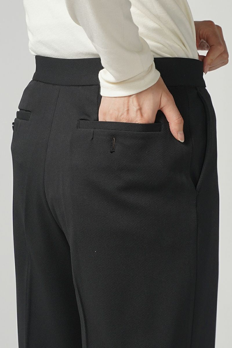 MY___(マイ)WOOL LIKE JERSEY TROUSERS ウールライクジャージートラウザース 213-61503 -2