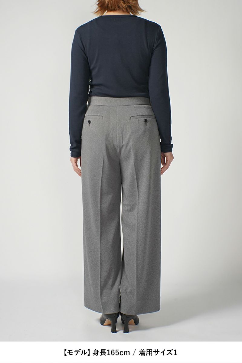MY___(マイ)WOOL LIKE JERSEY TROUSERS ウールライクジャージートラウザース 213-61503 -7