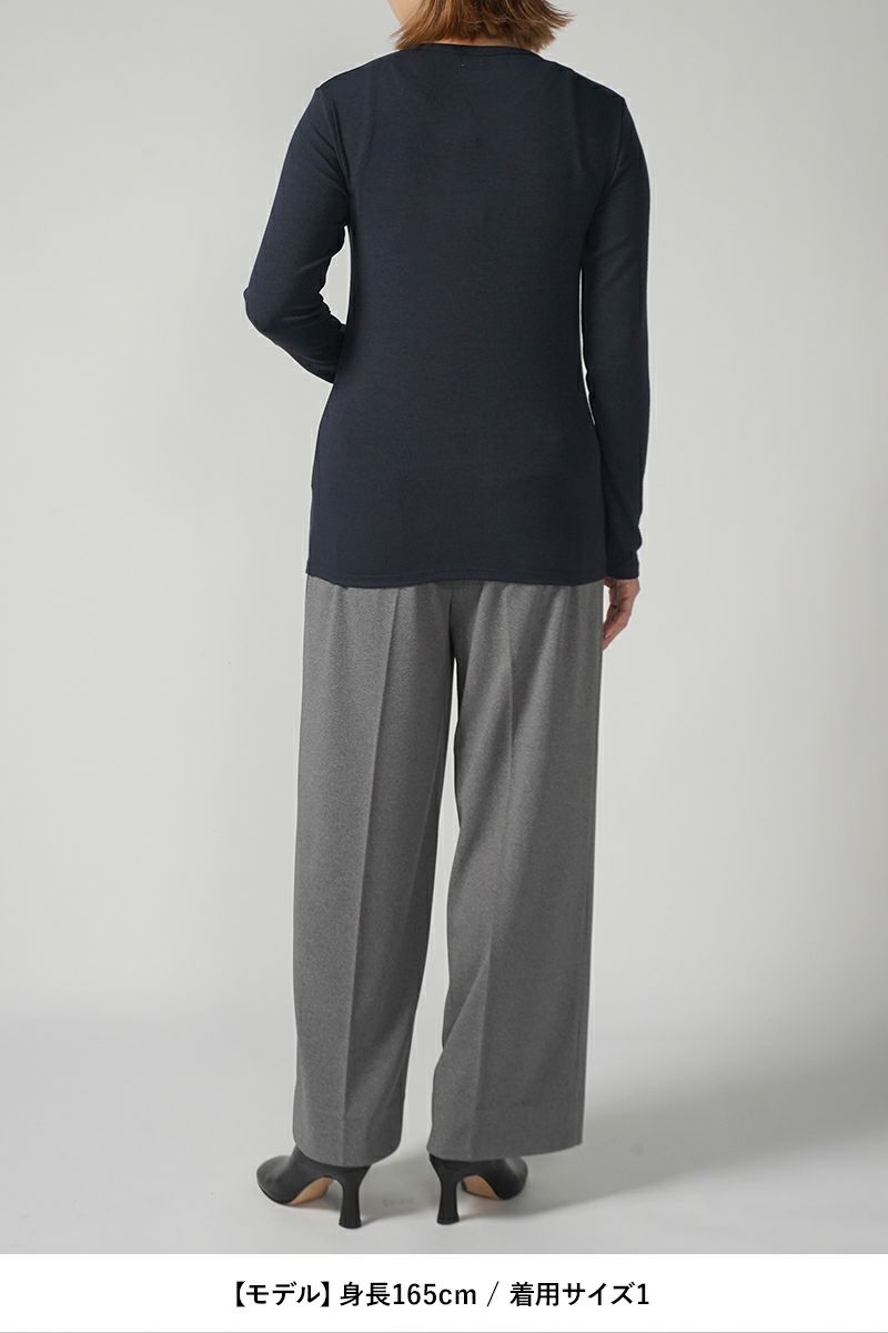 MY___(マイ)WOOL TELECO CREWNECK TOPS ウールテレコクルーネックトップス 243-61103 -5