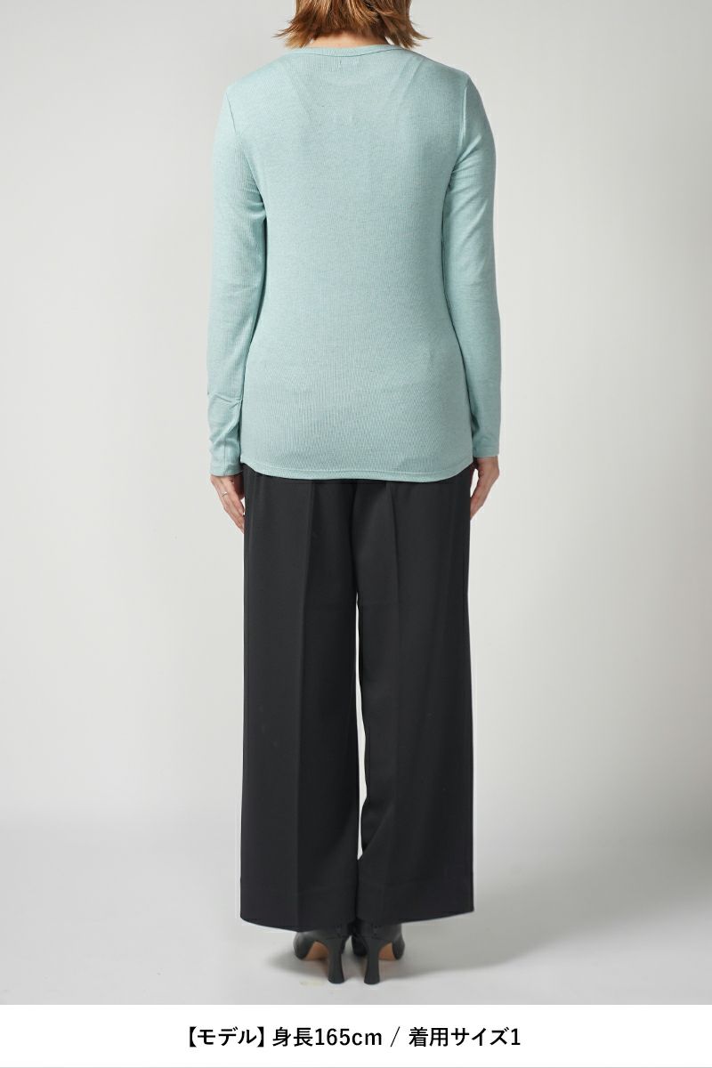 MY___(マイ)WOOL TELECO CREWNECK TOPS ウールテレコクルーネックトップス 243-61103 -7