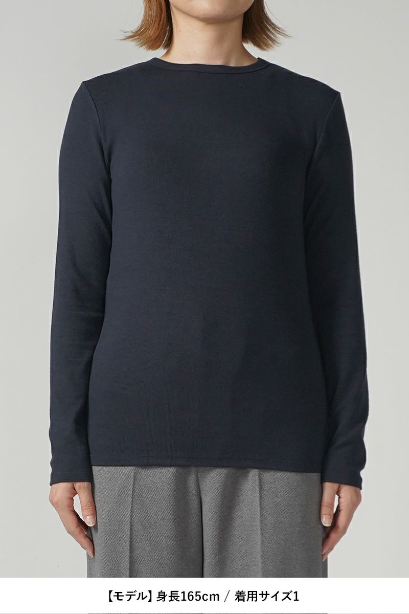 MY___(マイ)WOOL TELECO CREWNECK TOPS ウールテレコクルーネックトップス 243-61103 -10