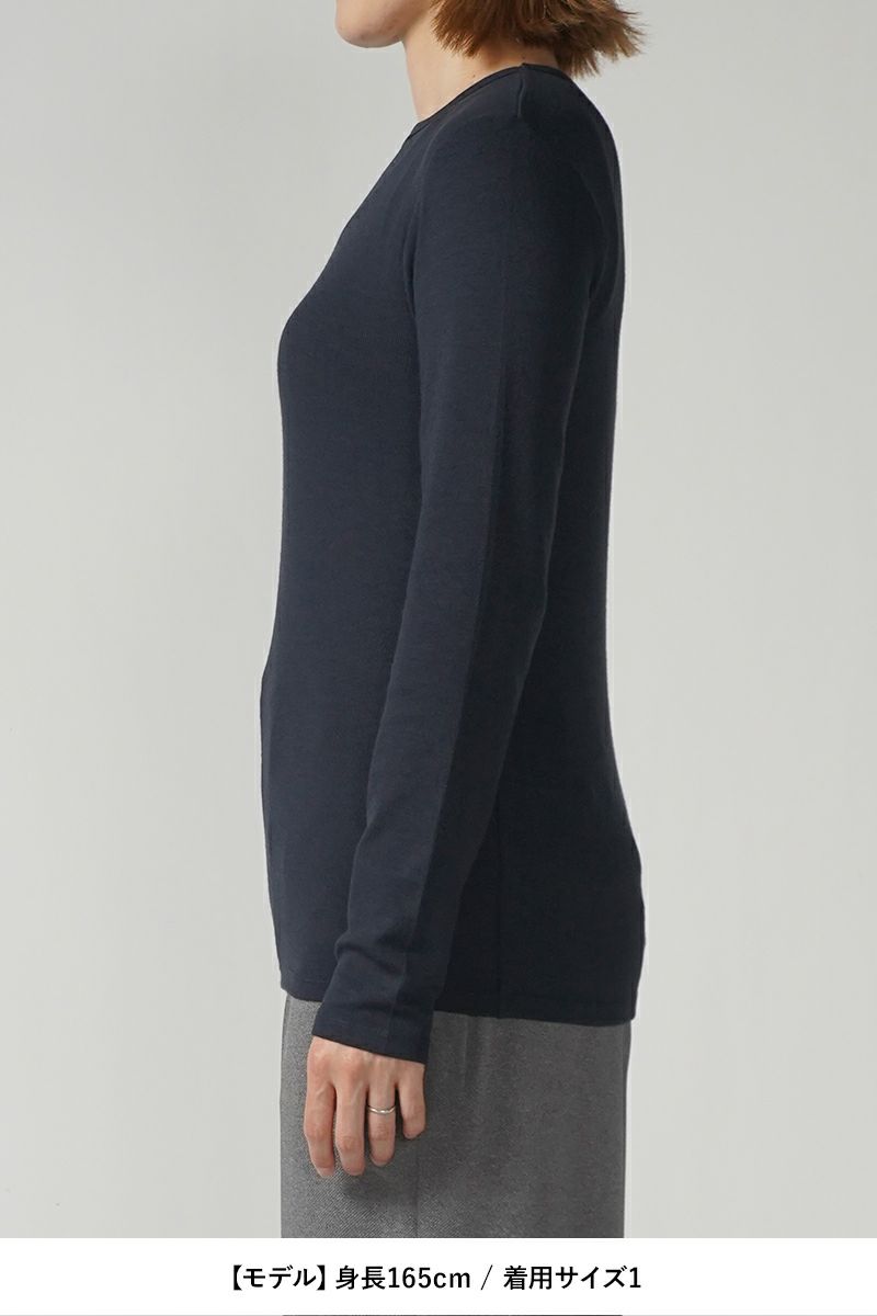 MY___(マイ)WOOL TELECO CREWNECK TOPS ウールテレコクルーネックトップス 243-61103 -11