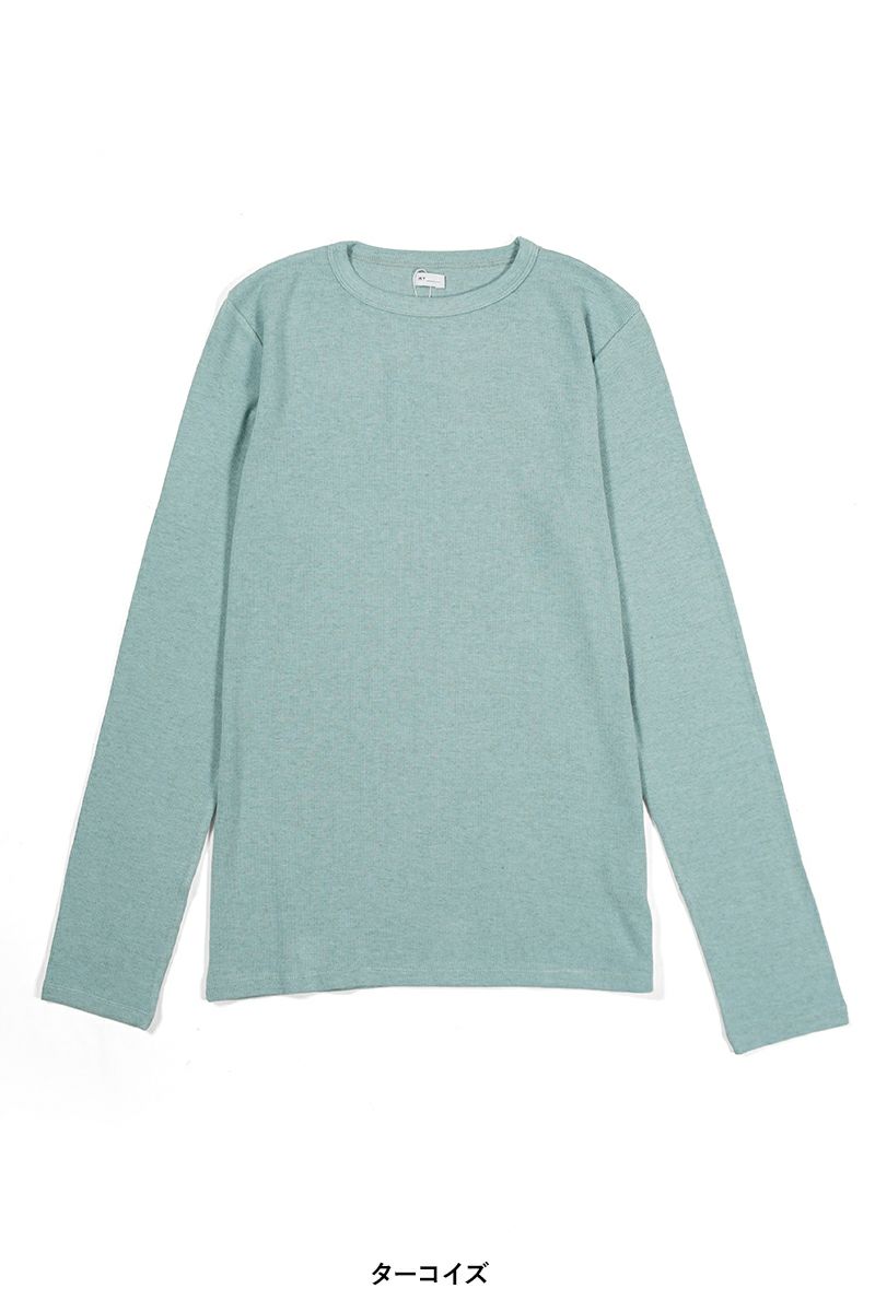 MY___(マイ)WOOL TELECO CREWNECK TOPS ウールテレコクルーネックトップス 243-61103 -19
