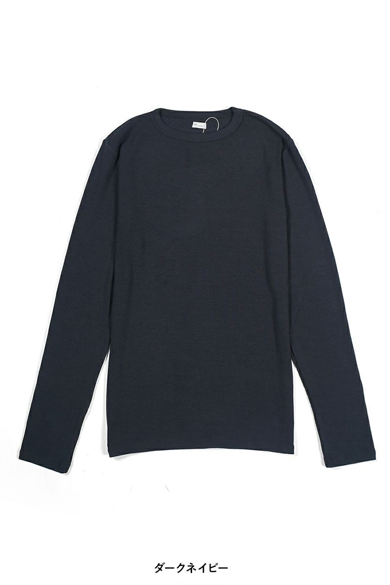 MY___(マイ)WOOL TELECO CREWNECK TOPS ウールテレコクルーネックトップス 243-61103 -21