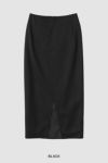 JANE SMITH(ジェーンスミス)WOOL RAYON FRONT OPEN LONG SKIRT ウールレーヨンフロントオープンロングスカート 24SSK-#423L -13