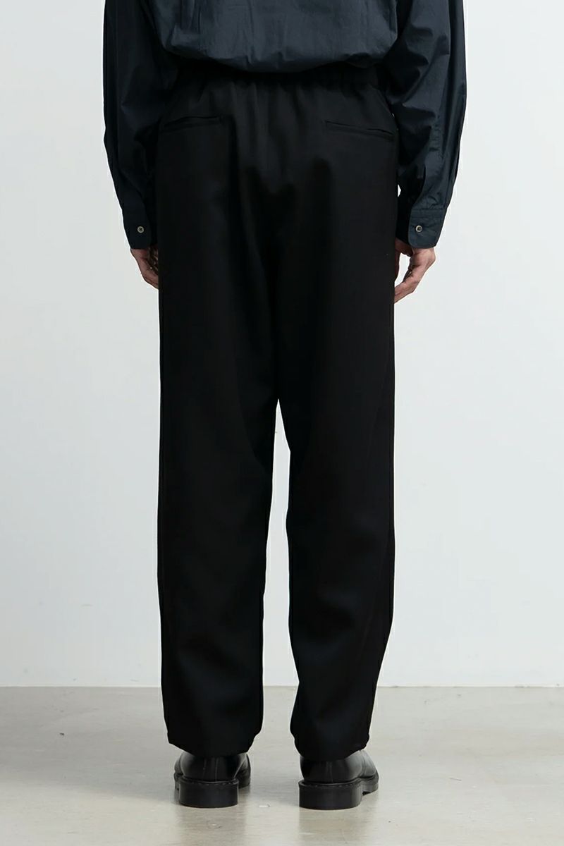 Graphpaper(グラフペーパー)Scale Off Wool Wide Tapered Chef Pants スケールオフウールワイドテーパードシェフパンツ GM243-40172B -6