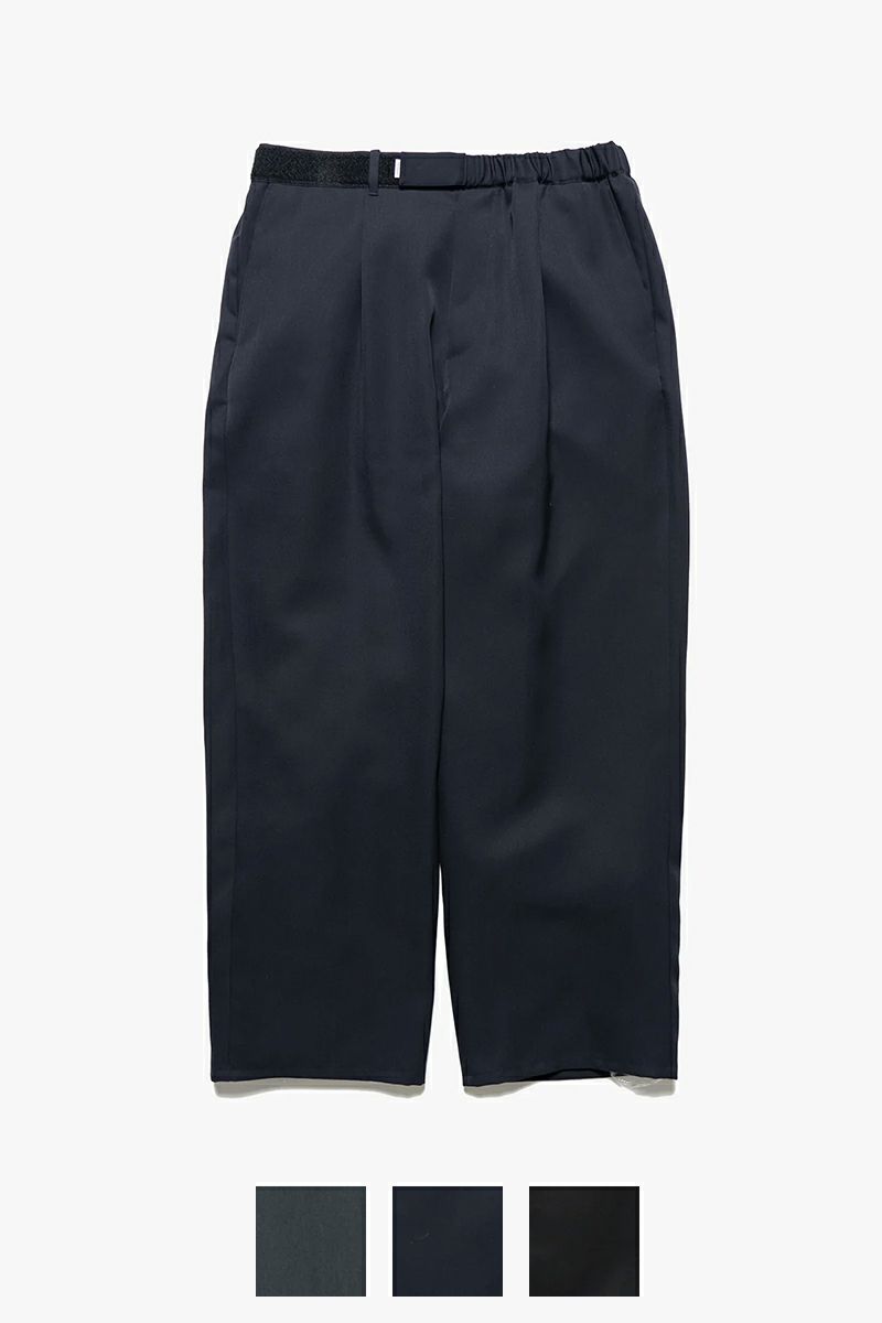 Graphpaper ワイドシェフパンツ ブラック Graphpaper (グラフペーパー) Solotex Twill Wide Tapered Chef