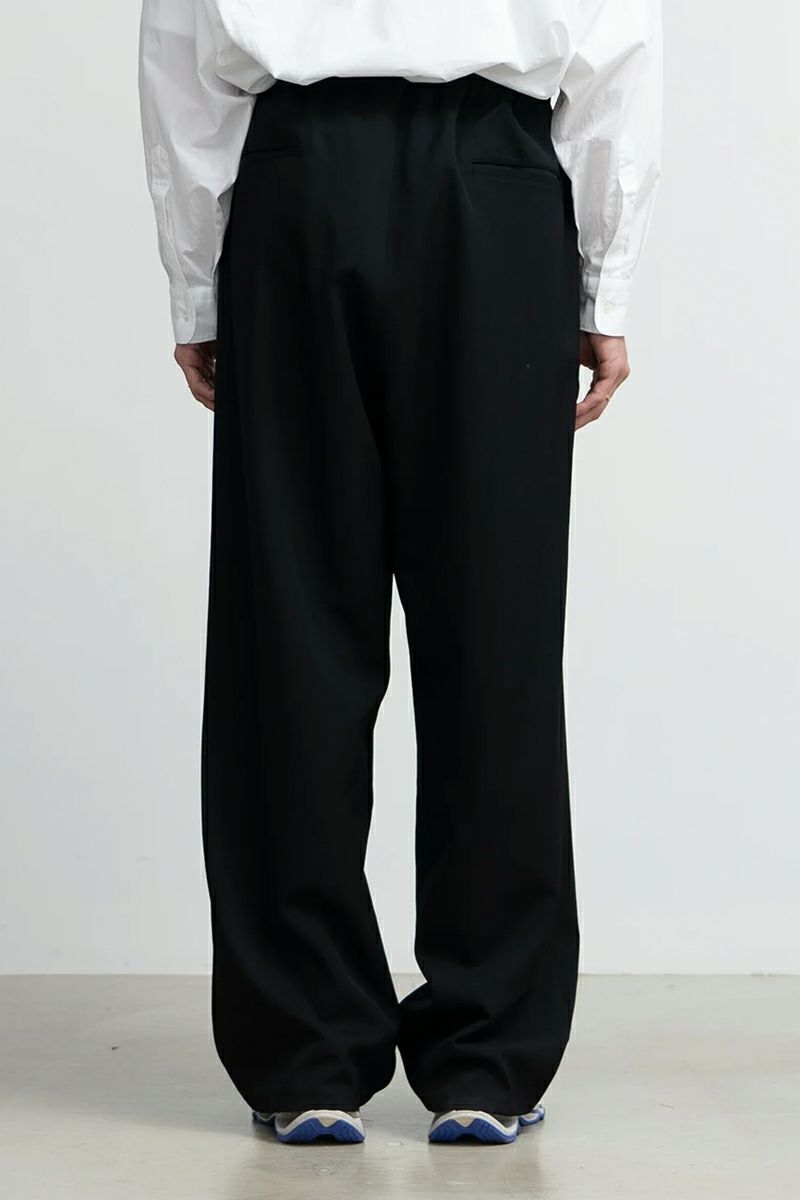 Graphpaper(グラフペーパー)Scale Off Wool Wide Chef Pants スケールオフウールワイドシェフパンツ GM243-40173B -6