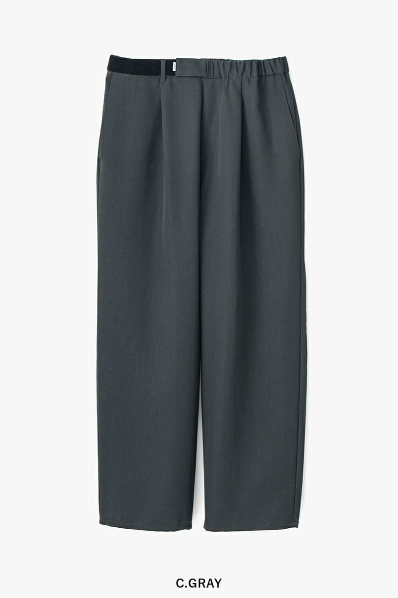 Graphpaper(グラフペーパー)Scale Off Wool Wide Chef Pants スケールオフウールワイドシェフパンツ GM243-40173B -7