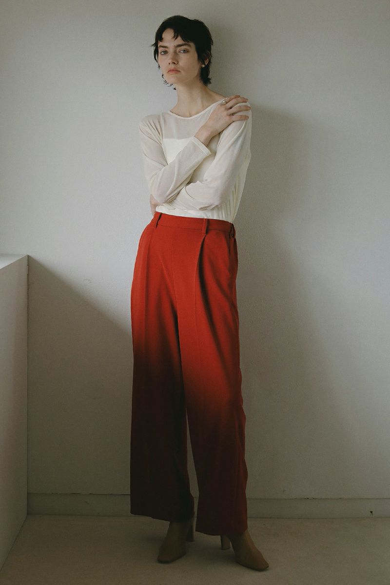 MANOF(マノフ)RELAX CENTER PRESS PANTS リラックスセンタープレスパンツ 87110-7032 -1