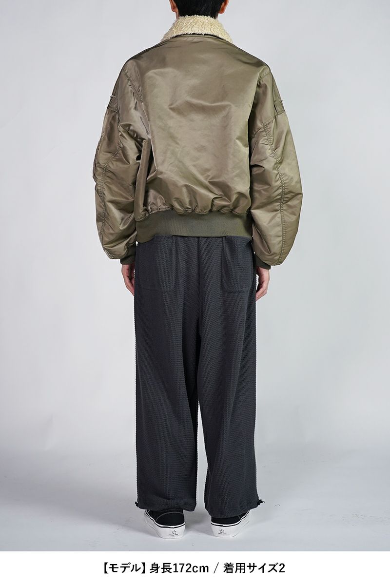 refomed(リフォメッド)AZEAMI THERMAL PANTS 畦編みサーマルパンツ REPT-002 -6