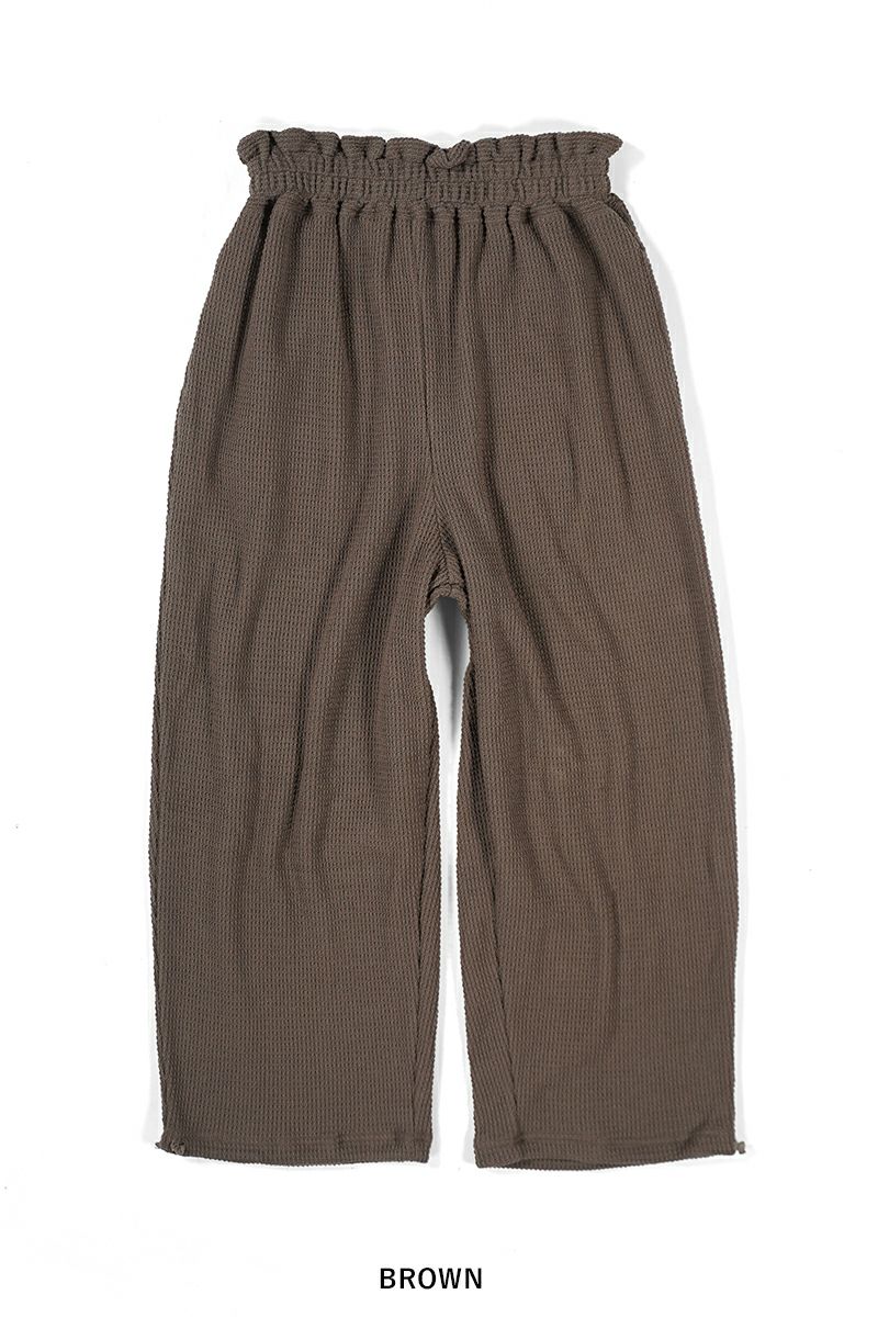 refomed(リフォメッド)AZEAMI THERMAL PANTS 畦編みサーマルパンツ REPT-002 -23