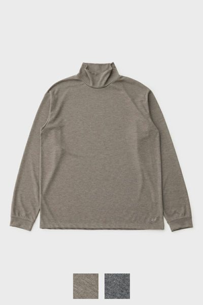ANOTHER OFFICE(アナザーオフィス)LAYER HINECK KNIT TEE レイヤーハイネックニットTシャツ AOEFKN001