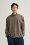 ANOTHER OFFICE(アナザーオフィス)LAYER HINECK KNIT TEE レイヤーハイネックニットTシャツ AOEFKN001 -1