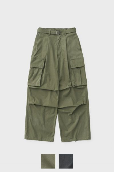 ANOTHER OFFICE(アナザーオフィス)PARACHUTE BELTED PANTS パラシュートベルトパンツ AOEFPT007 / AODFPT310