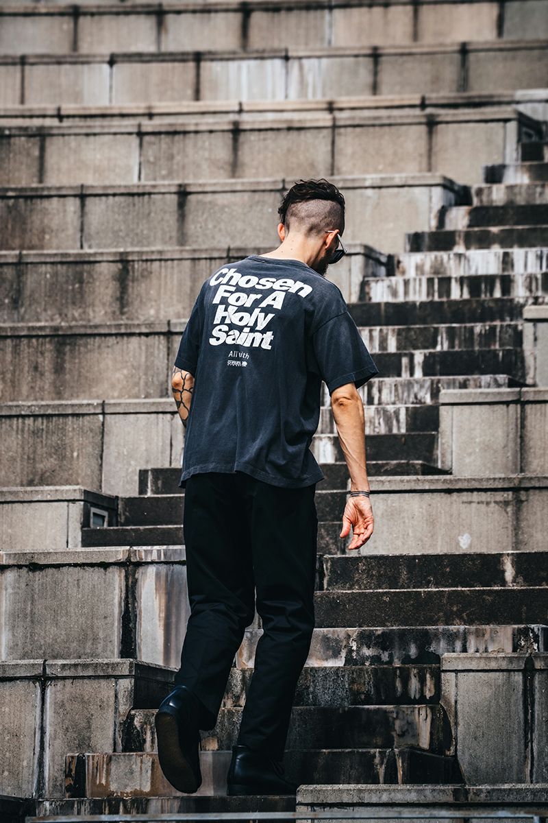 SAINT Mxxxxxx(セントマイケル)SM-YS1-0000-004 / SS TEE / CHOSEN / BLACK -6