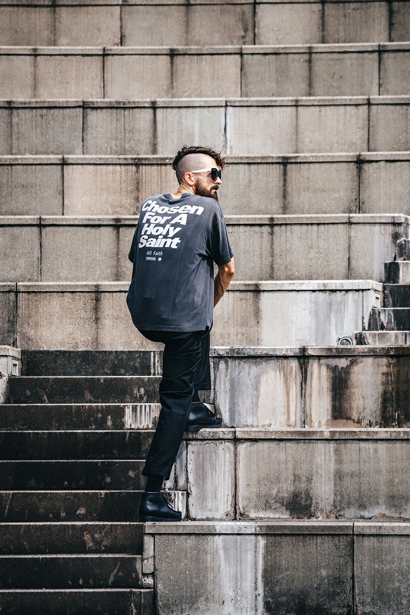 SAINT Mxxxxxx(セントマイケル)SM-YS1-0000-004 / SS TEE / CHOSEN / BLACK -7