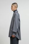 Graphpaper(グラフペーパー)Silicon Poplin Oversized Regular Collar Shirt シリコンポプリンオーバーサイズレギュラーカラーシャツ GM243-50144 -7