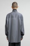 Graphpaper(グラフペーパー)Silicon Poplin Oversized Regular Collar Shirt シリコンポプリンオーバーサイズレギュラーカラーシャツ GM243-50144 -8