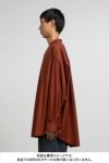 Graphpaper(グラフペーパー)Silicon Poplin Oversized Band Collar Shirt シリコンポプリンオーバーサイズバンドカラーシャツ GM243-50145 -7