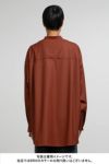 Graphpaper(グラフペーパー)Silicon Poplin Oversized Band Collar Shirt シリコンポプリンオーバーサイズバンドカラーシャツ GM243-50145 -8