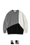 Graphpaper(グラフペーパー)Fine Wool Intarsia Knit ファインウールインターシャニット GU243-80139