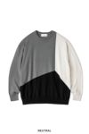 Graphpaper(グラフペーパー)Fine Wool Intarsia Knit ファインウールインターシャニット GU243-80139 -5