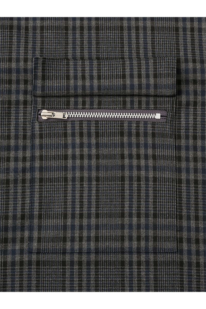 SOFTHYPHEN(ソフトハイフン)CHECK FLANNEL ZIP POCKET SHIRT チェックフランレルジップポケットシャツ MGMFB243260 -3