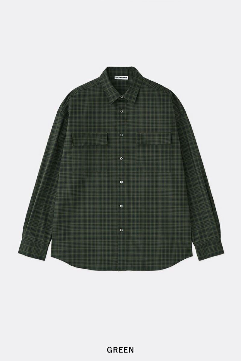 SOFTHYPHEN(ソフトハイフン)CHECK FLANNEL ZIP POCKET SHIRT チェックフランレルジップポケットシャツ MGMFB243260 -5