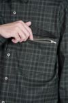 SOFTHYPHEN(ソフトハイフン)CHECK FLANNEL ZIP POCKET SHIRT チェックフランレルジップポケットシャツ MGMFB243260 -8