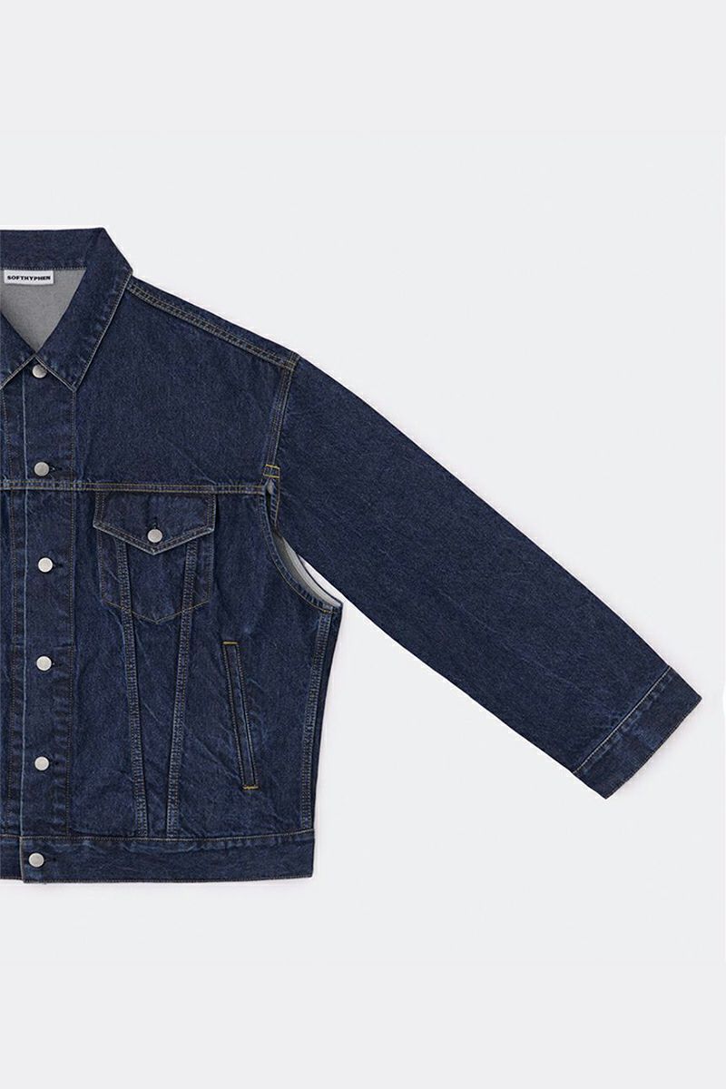 SOFTHYPHEN(ソフトハイフン)ARMHOLE SLIT DENIM JACKET アームホールスリットデザインジャケット MGMFJ243102 -2