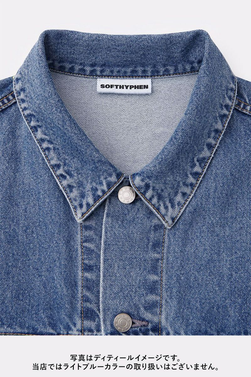 SOFTHYPHEN(ソフトハイフン)ARMHOLE SLIT DENIM JACKET アームホールスリットデザインジャケット MGMFJ243102 -3